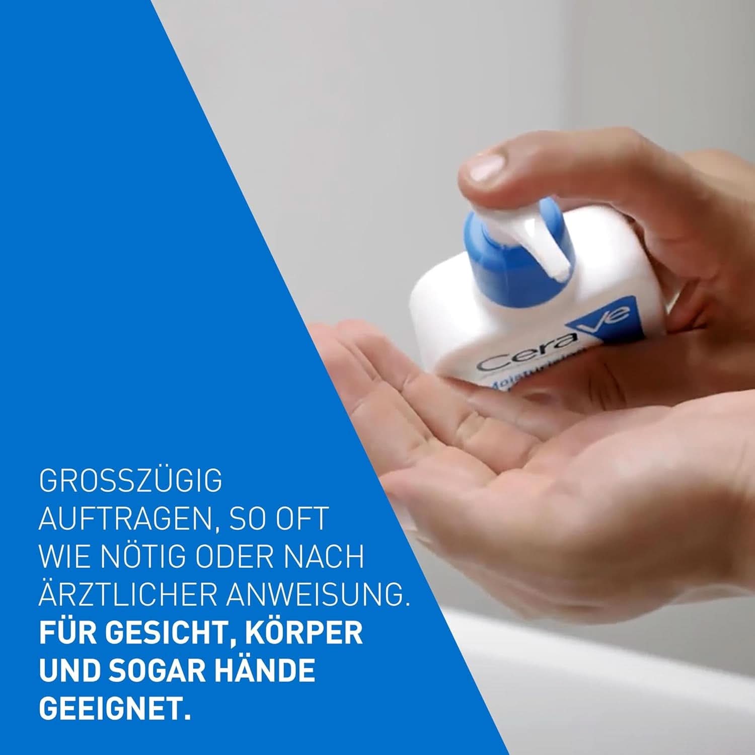 Cerave Körperlotion mit Dosierpumpe, geeignet für Neurodermitis und trockene oder sehr trockene Haut, 236 ml Kosmetik und Schönheit Naty Shop