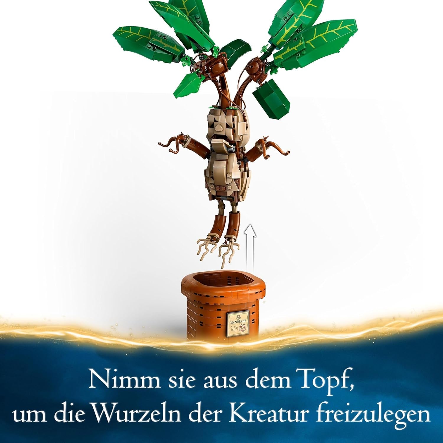LEGO Harry Potter Zaubertrankpflanze: Alraune, Spielzeugtopfpflanze, magisches Geschenk für Mädchen, Jungen und alle Fans, fantasievolles Kinderspielset, Heimdekoration 76433 Bausets Besuchen Sie den LEGO-Store