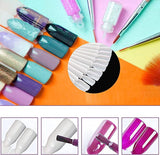 Nageldisplay, 40 Stäbchen künstlicher Nagellack, Kapseln, praktischer Fächer, Nail Art