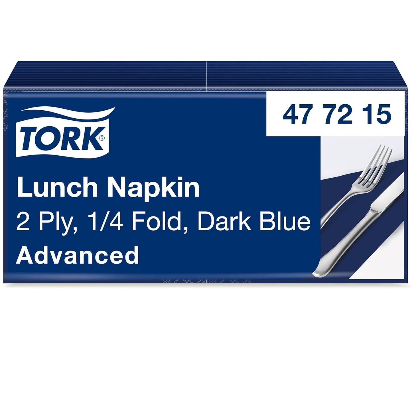 Tork 477840 Limetten-Lunchservietten / 2-lagige Servietten für kleine Mahlzeiten oder Snacks / Erweiterte Qualität / 10 x 200 (2000) Papierservietten / 32,6 x 33 cm (L x B) / 1/4-Faltung