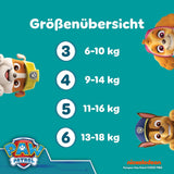 Pampers Baby-Dry Puppy Patrol Edition Windeln, Größe 6, 164 Windeln, 13 kg – 18 kg, bis zu 100 % Auslaufschutz und Komfort die ganze Nacht