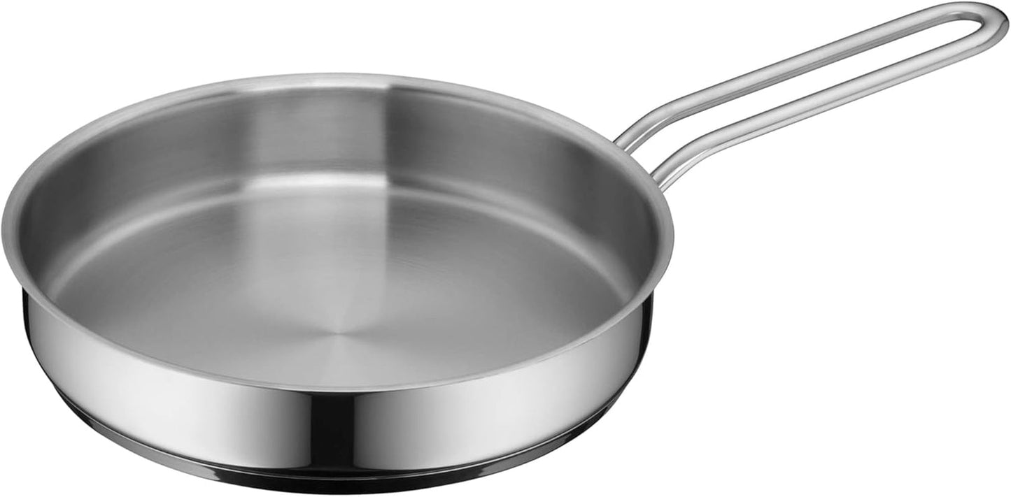WMF Mini kleine Bratpfanne 18 cm, Cromargan Edelstahl poliert, Induktion Töpfe und Pfannen Naty Shop Standardtitel