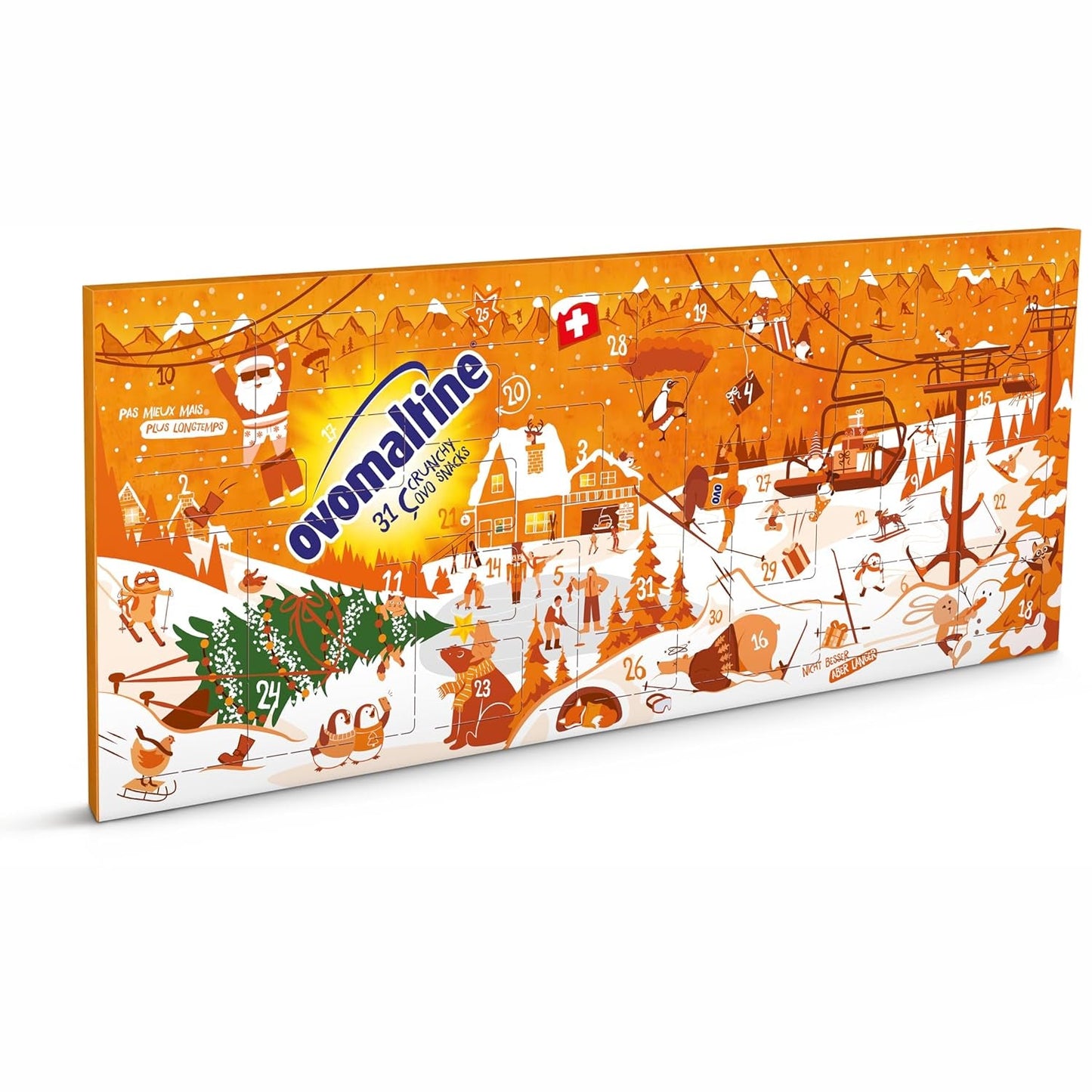 Ovomaltine OVO BREAK Waffel- und Schokoriegel – ein knuspriger Snack mit dem unverwechselbaren Geschmack unserer beliebten Creme Crocante, natürlich ohne Palmöl (4 x 39g)