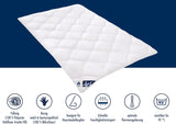 Irisette Edition Sommerdecke – Made in Germany – Leichte Sommerdecke mit weichem Mikrofaserbezug, 155 x 220 cm, Öko-Tex-zertifiziert. Steppdecken und Steppdecken von Naty Shop