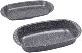 C|H|G Brotback- Und Bratenform Mit Deckel „Granito“, Skandia Xtreme Plus: 4-Fach Antihaftbeschichtung in Granitoptik, 37 X 20 X 7 Cm, Made in Germany Formen und Bleche zum Backen Naty Shop