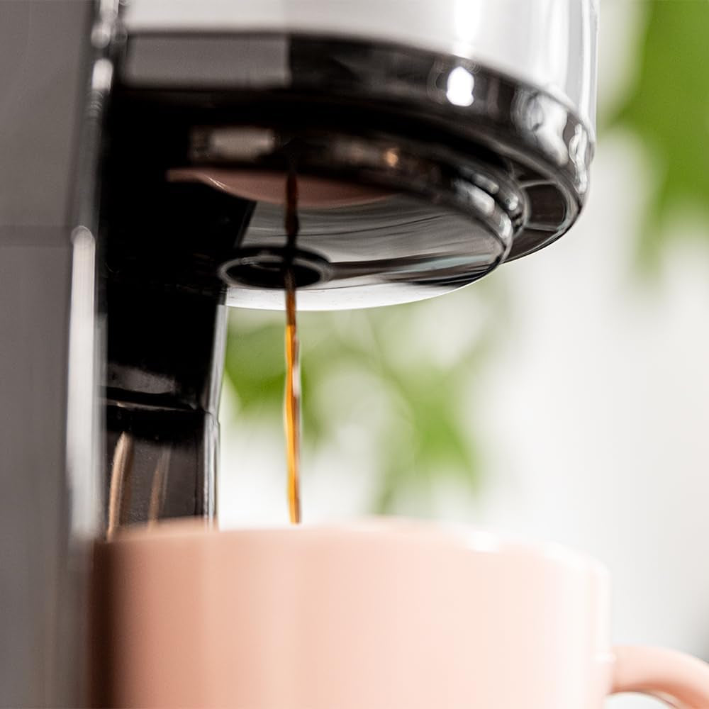 Cecotec Coffee 66 Drop & Go Espressomaschine mit Thermokaraffe, 700 W, Fassungsvermögen 420 ml, versiegelter Auslauf, Permanent- oder Papierfilter, automatische Abschaltfunktion, Behälter mit Fenster