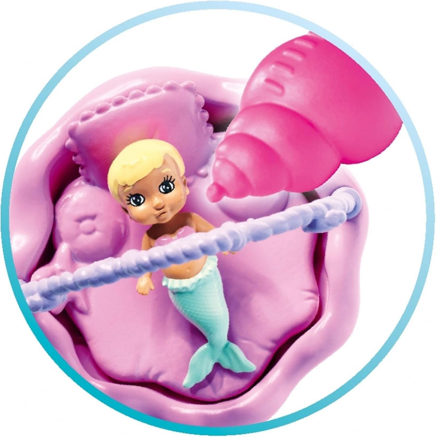 Simba 105733524 – Steffi Love Meerjungfrauenfamilie, schwangere Meerjungfrauenpuppe mit Kevin als Meerjungfrau, mit Babybett, 29 cm große Ankleidepuppen, Spielpuppen, für Puppen ab 3 Jahren Naty Shop