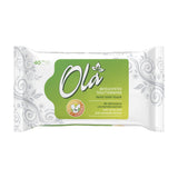 OLA Nasses Toilettenpapier – (1X40 Stück) Feuchttücher – Kamillenextrakt und Milchsäure, waschbar, empfindliche Haut – 40 Stück