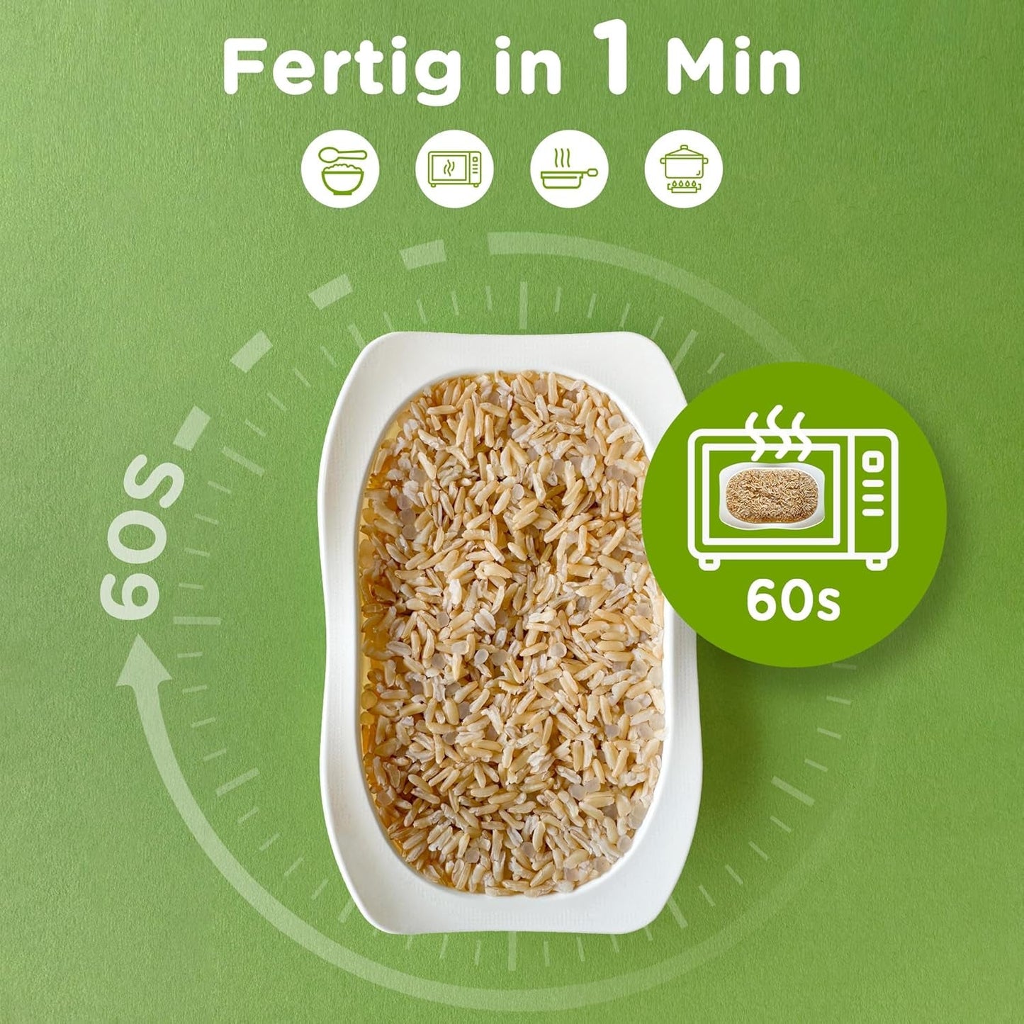 Elf-Family Konjak Reis Thai Brauner Shirataki Bowl -[Diätbox für 1 Wo.] - Instant Jasmin Reis - Fertiggerichte für Mikrowelle - Natürlich Superfoods Mikronährstoffe - Vegan/Low Carb/Fettfrei- 6er Box