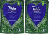 TILDA Gedämpfter Basmatireis mit Limette und Koriander für die Mikrowelle, 250g