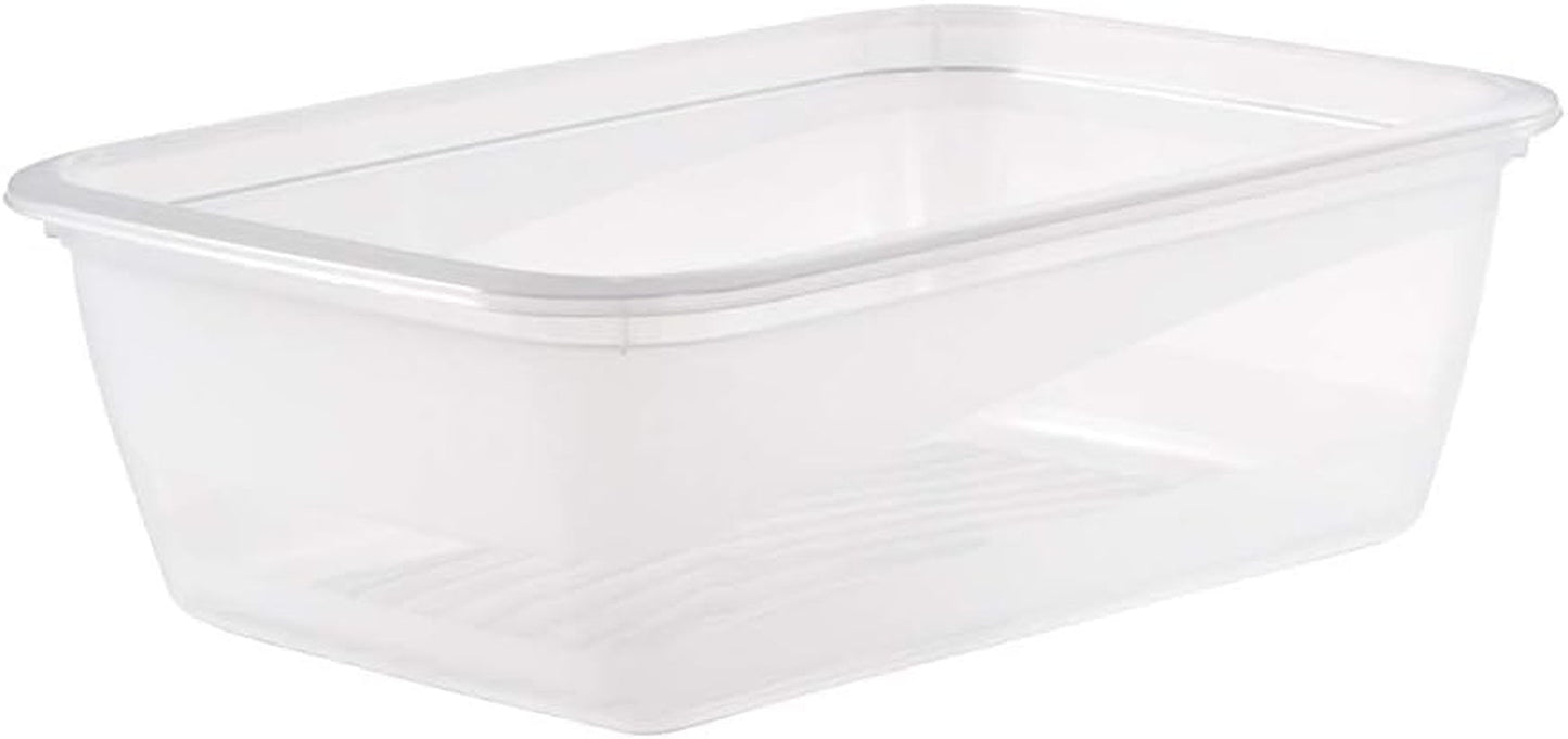 Kekeeper 3er-Set Frischhaltedosen, 3 x 1,25 l, 20,5 x 15,5 x 6,5 cm, Fredo Fresh, transparent blau Frischhaltedosen Naty Shop