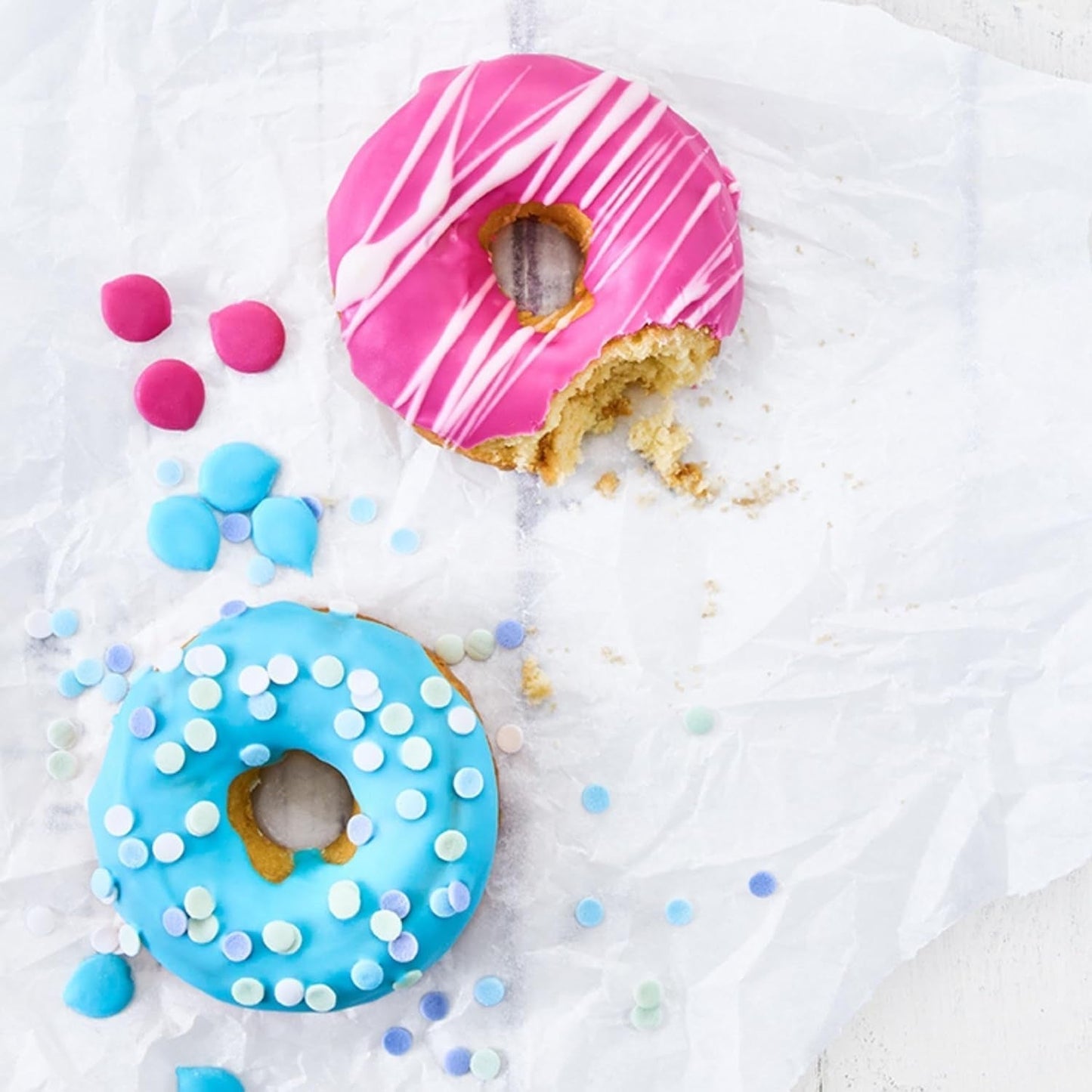 Birkmann, Easy Baking, Donutblech, Backform Für 6 Donuts, Mit Hochwertiger Antihaftbeschichtung, Ø 9 Cm, Mit Rezept, 881631 Formen und Bleche zum Backen Naty Shop
