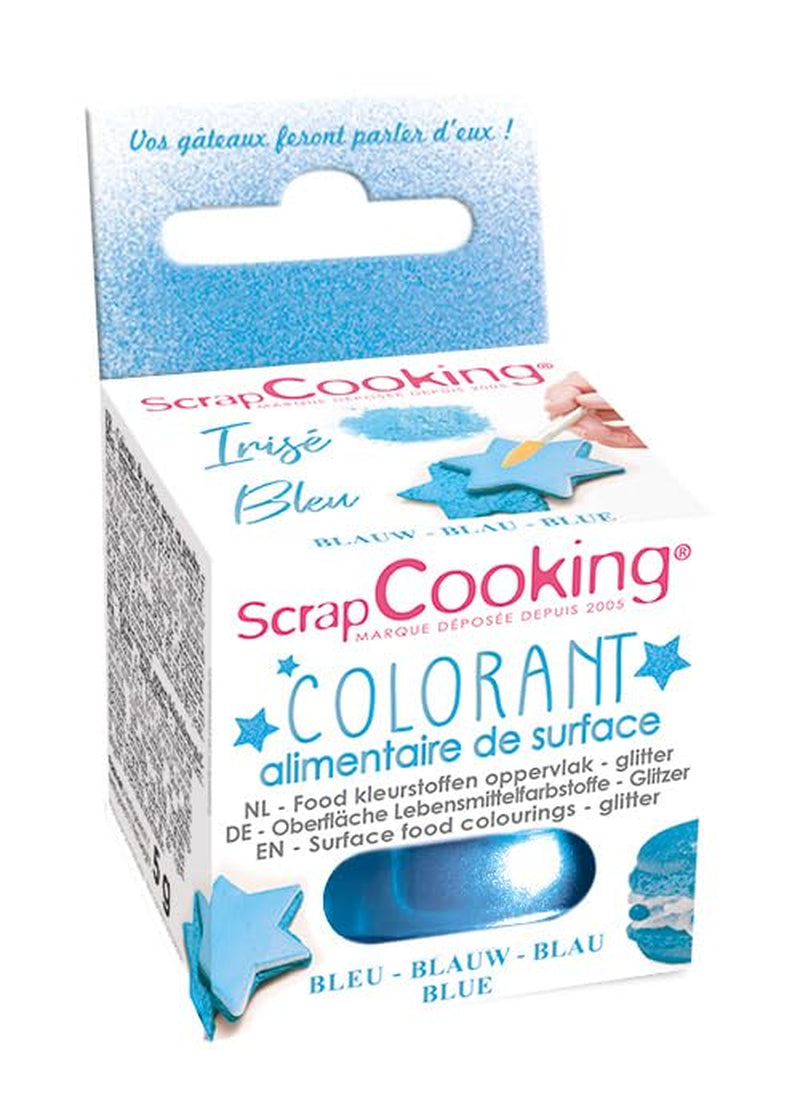 Scrapcooking – Limettengrüne Lebensmittelfarbe – Essbares Glitzerpulver für Oberflächen – Für Kuchen, Kekse, Makronen, Schokolade und Fudge – Limettengrün – 4087