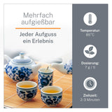 Ti Guan Yin Bio-Oolong-Tee 100 g – hochwertiger Bio-Oolong-Tee aus China – Wu Long (Zeremonialqualität) – für Teeliebhaber und Kenner – Mycupoftea