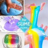 Lebensmittelfarbe in 24 Farben – flüssige Lebensmittelfarbe zum Backen von Kuchen, Keksen, Macarons, Dekorieren und Kochen – lebendige Lebensmittelfarbe für Airbrush, Fondant – je 6 ml