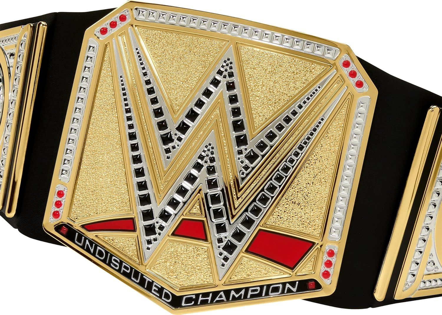 Mattel Mattel WWE Championship Gürtel, unbestrittener WWE Universal Championship Rollenspiel und Kostüm, ca. 100 cm langer Kunstledergürtel mit einzigartiger Passform, HYJ35 Actionfiguren Naty Shop