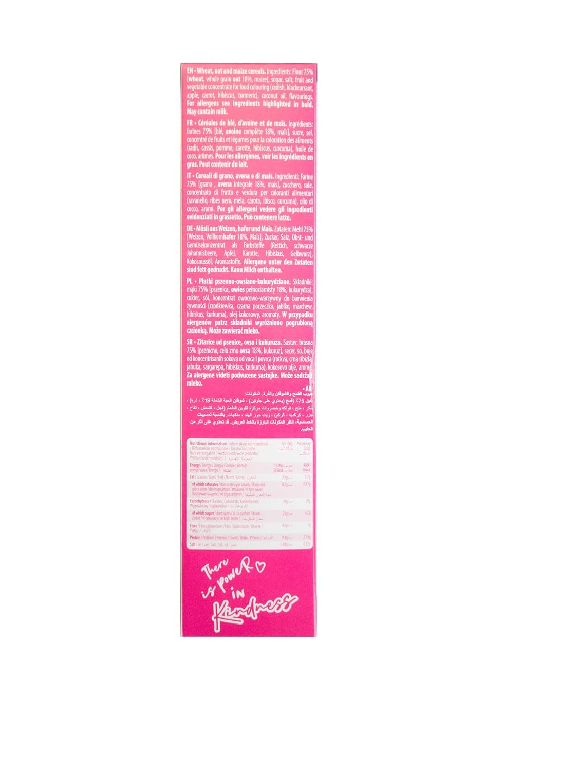 Barbie Rainbow Loops Müsli, bunte Ringe aus Weizen, Hafer und Mais mit Fruchtgeschmack für das perfekte Frühstück, 1 Packung (1 x 350g)