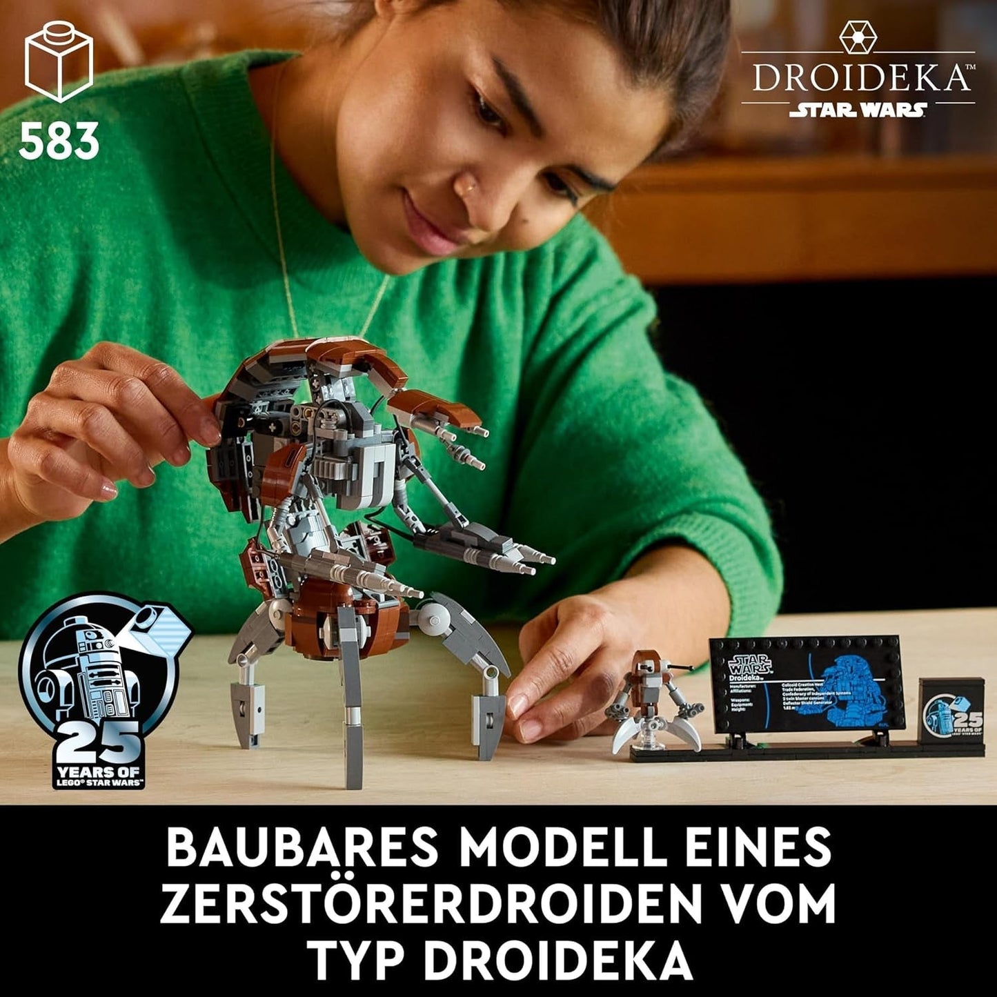 LEGO Star Wars Droideka-Set, Droiden-Modellbausatz für Erwachsene, Schreibtischdekoration, Sammlerstück, Geschenkidee für Männer und Frauen 75381 Bausets Besuchen Sie den LEGO-Store