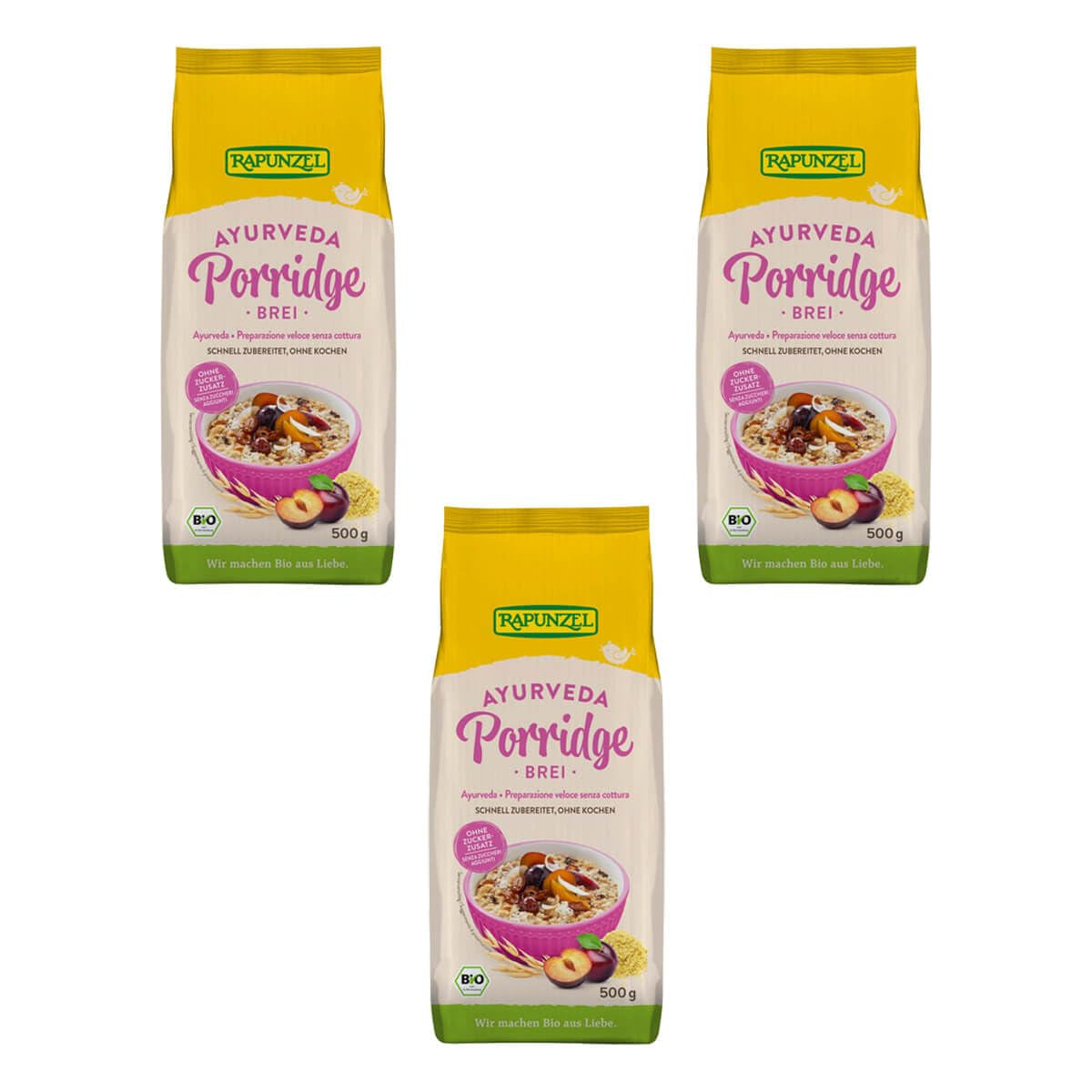 Ayurvedische Haferflocken zum Frühstück, 500 g