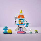 LEGO DUPLO 3-in-1 Space Shuttle, jede Menge Abenteuer, Weltraumset, Raketenspielzeug für Kinder, wissenschaftliches Bauspielzeug, frühe motorische Fähigkeiten, Geschenk für 3-Jährige, 10422 Bausets. Beuche den LEGO-Store