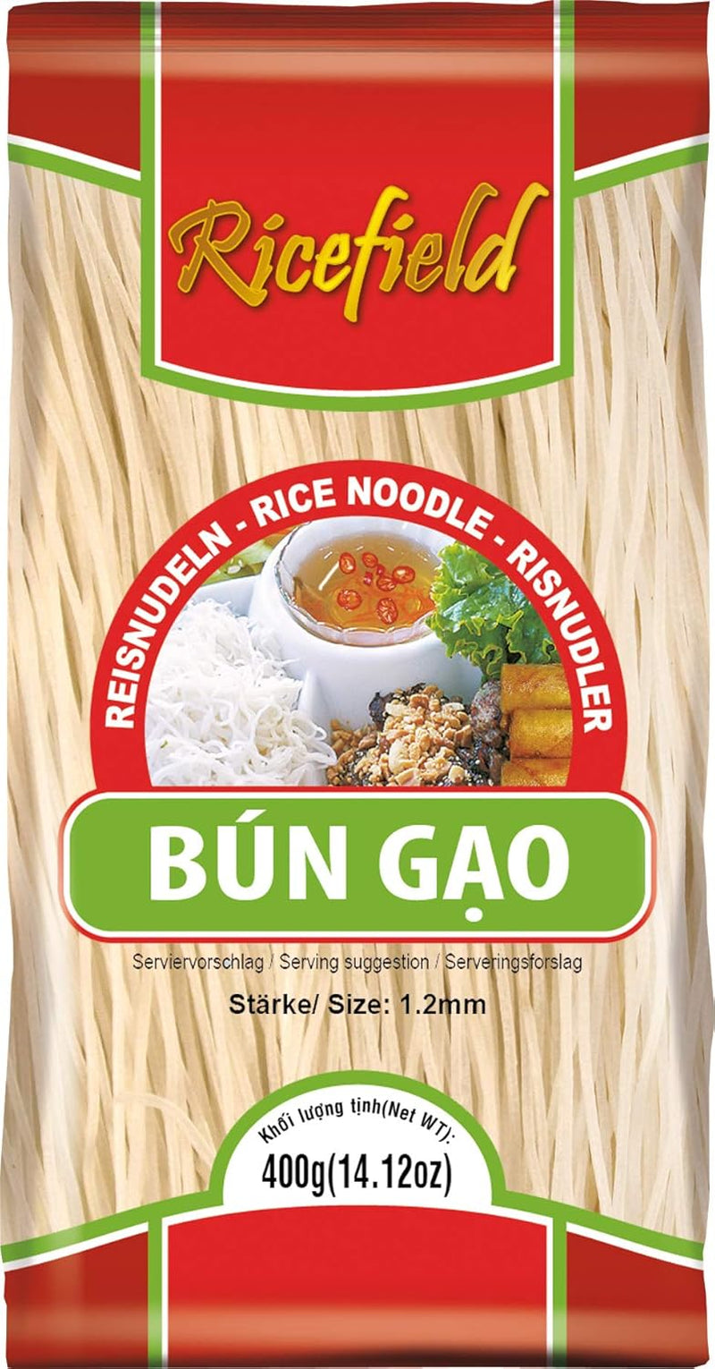 Ricefield Reisnudeln, Fadennudeln, 1,2 mm, Bun Gao (1 x 400 g)