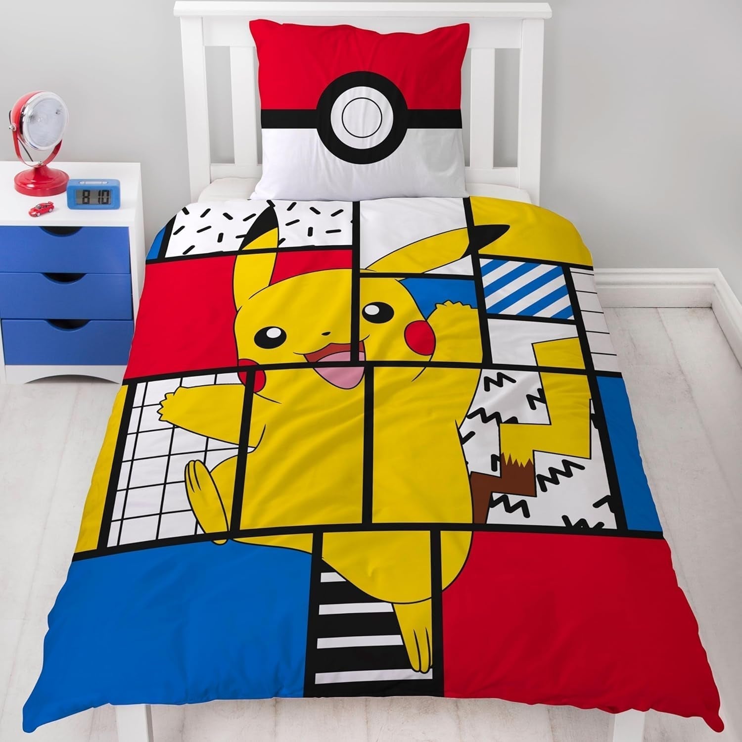 Bettwäsche für Teenager und Kinder, Pikachu, 100 % Baumwolle. Bettwäsche – Kinder Naty Shop