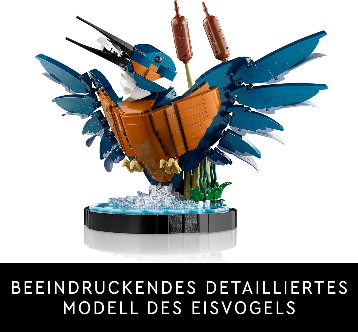 LEGO Icons Eisvogel-Modellbauset für Erwachsene, Vogelfigur für Wohnzimmer oder Büro, Heim- und Bürodekoration, Geschenk für Vogelliebhaber und Ornithologen, Frauen und Männer 10331 Bausets Besuchen Sie den LEGO-Store