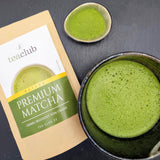 Premium-Matcha-Tee aus Japan, 100 g – im Labor getestet – zeremonielles Matcha-Pulver zur Herstellung von Umami-Matcha, 100 % natürliches Grüntee-Pulver, ideal für Matcha Latte, Teaclub