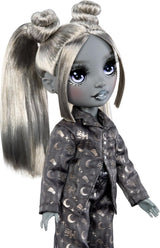 Rainbow High Shadow High Girl's Night – Luna Madison – 28 cm Modepuppe in Grautönen, Graues Haar & Outfit mit Accessoires und Kamm – Für Sammler und Kinder ab 6 Jahren