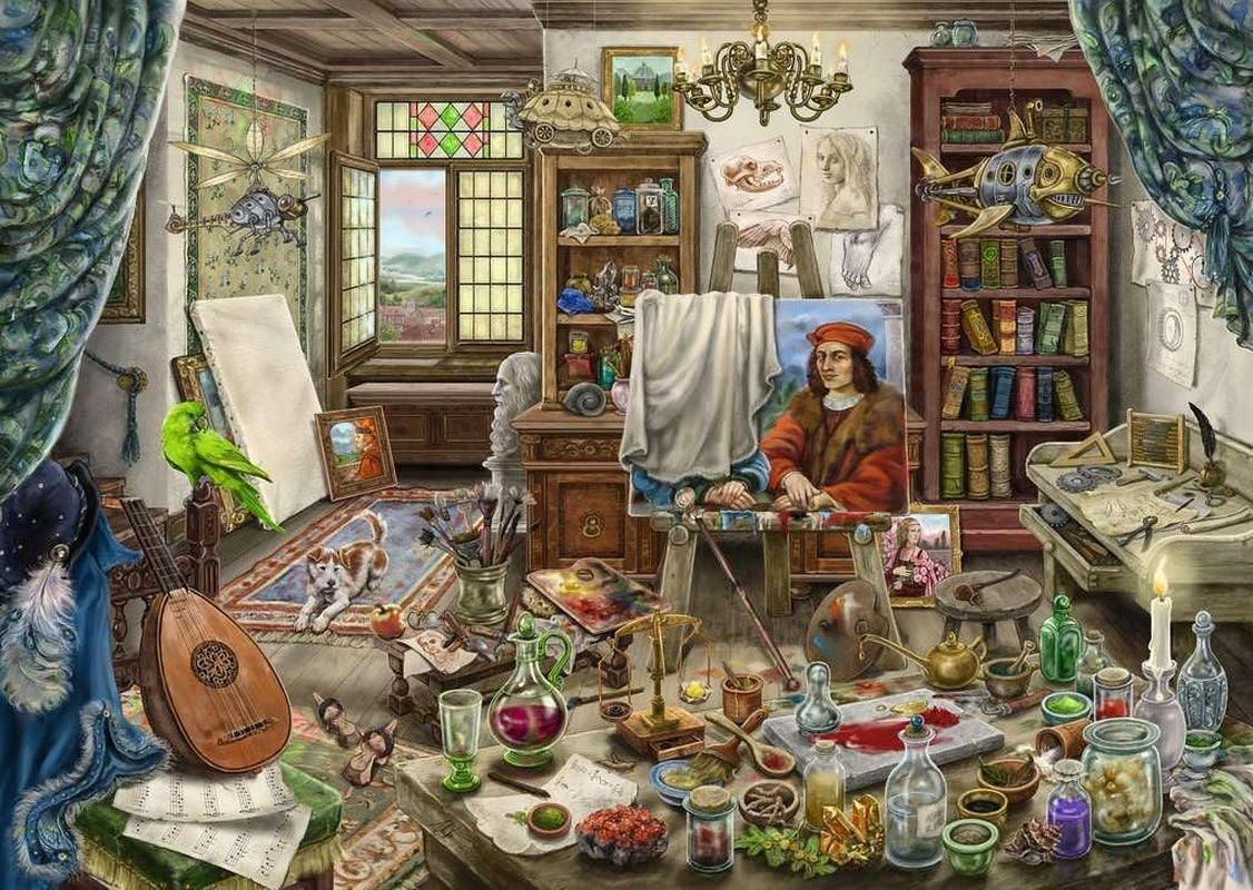 Ravensburger EXIT Puzzle 16782 Artist's Studio 759 Teile Puzzle Naty Shop