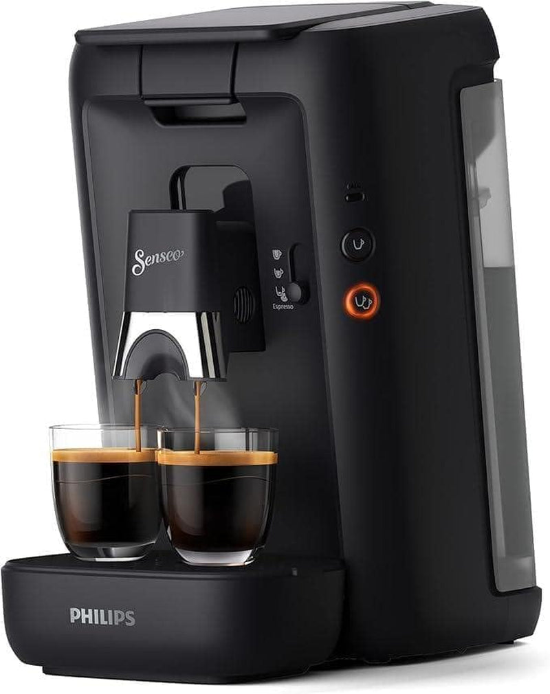 PHILIPS Senseo Maestro Kapsel-Espressomaschine – Intense Plus-Technologie, hochwertiger Espresso, ökologisches Design, 1,2 l Wassertank, Memo-Funktion, Entkalkungsanzeige (CSA260/60)