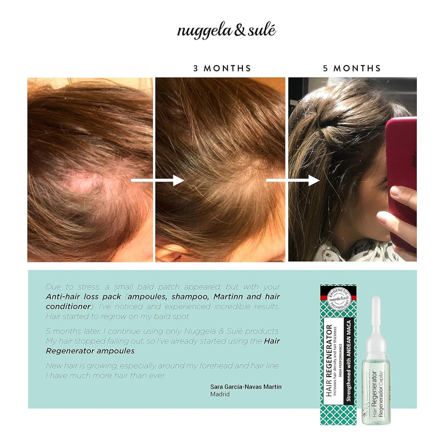 Nuggela & Sulé Haarspülungsampullen, 1 Woche Kur, 10 ml Nuggela Haarpflege