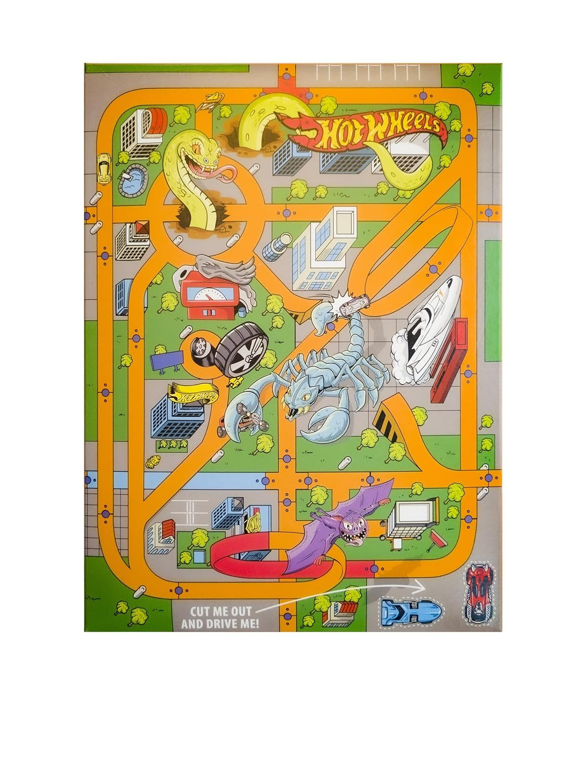 Hot Wheels Honey Loops Knuspriges Vollkorn-Frühstückscerealien mit zusätzlichen Vitaminen, 1 Packung (1 x 375 g)