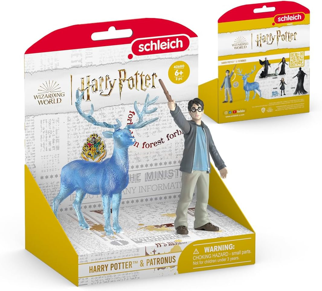 Schleich 42680 Harry Potter & Patronus, ab 6 Jahren, HARRY POTTER – Spielfigur, 16 X 11 X 18 cm Actionfiguren Naty Shop