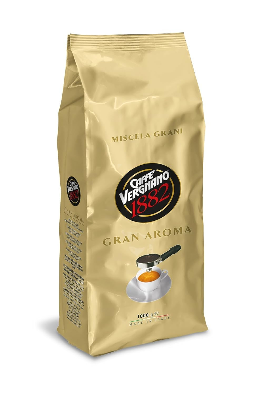 Caffè Vergnano1882 - Gran Aroma, ganze Bohnen - 6 KG
