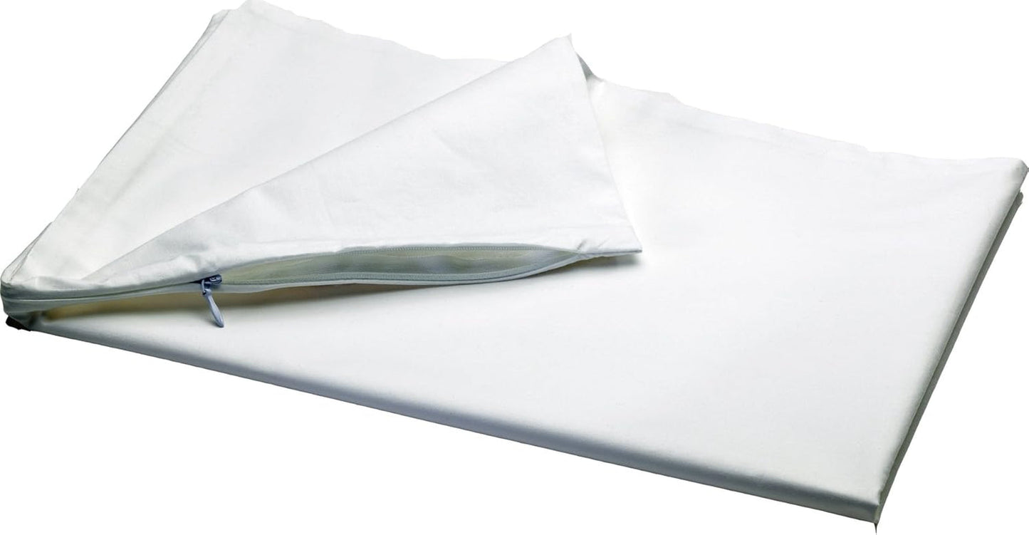 Mediflow Aloe Vera Kissenbezug, Kissenschutz, Baumwolle, weiß, 40 x 80 cm Naty Shop Standardkissen
