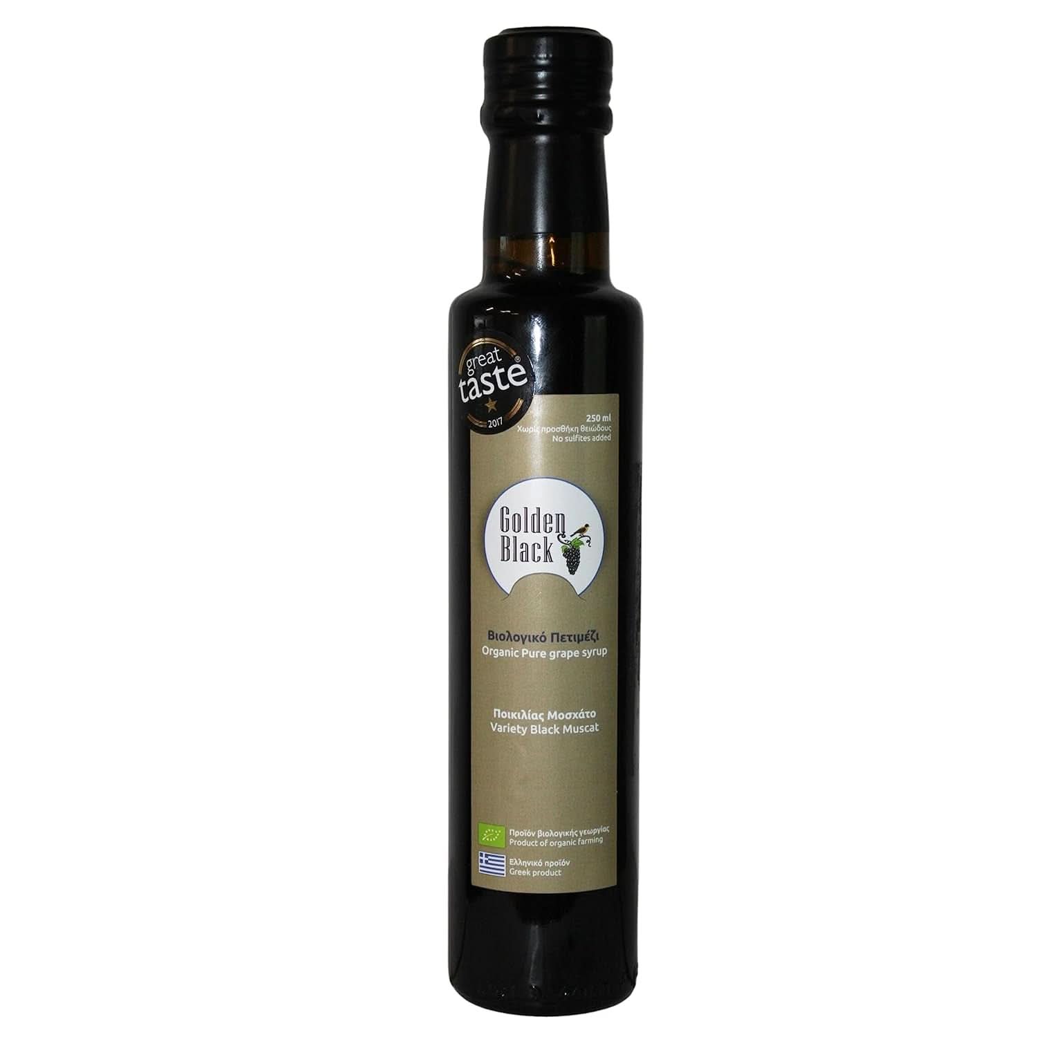 Griechische Bio-Schwarze Rosinen – Johannisbeeren, Packung mit 3 x 200 Gramm Naty Shop dehydrierte Produkte Traubensirup