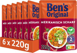 BEN'S ORIGINAL™ Mexikanischer Expressreis 6 x 220 g