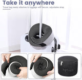 Nackenkissen aus Memory-Schaum, Reisekissen, ergonomisches Design, Nackenkissen aus Memory-Schaum mit Augenmaske, 2 Ohrstöpsel und Aufbewahrungstasche, perfekt zum Schlafen unterwegs auf Reisen, Naty Shop orthopädische Nackenkissen