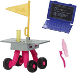 Barbie-Puppe zum 65. Jubiläum und 10 Zubehörteile, brünettes Puppen-Astronauten-Set, Rover auf Rädern, Weltraumhelm mit anpassbarem Visier und mehr, HRG45 Naty Shop Dolls