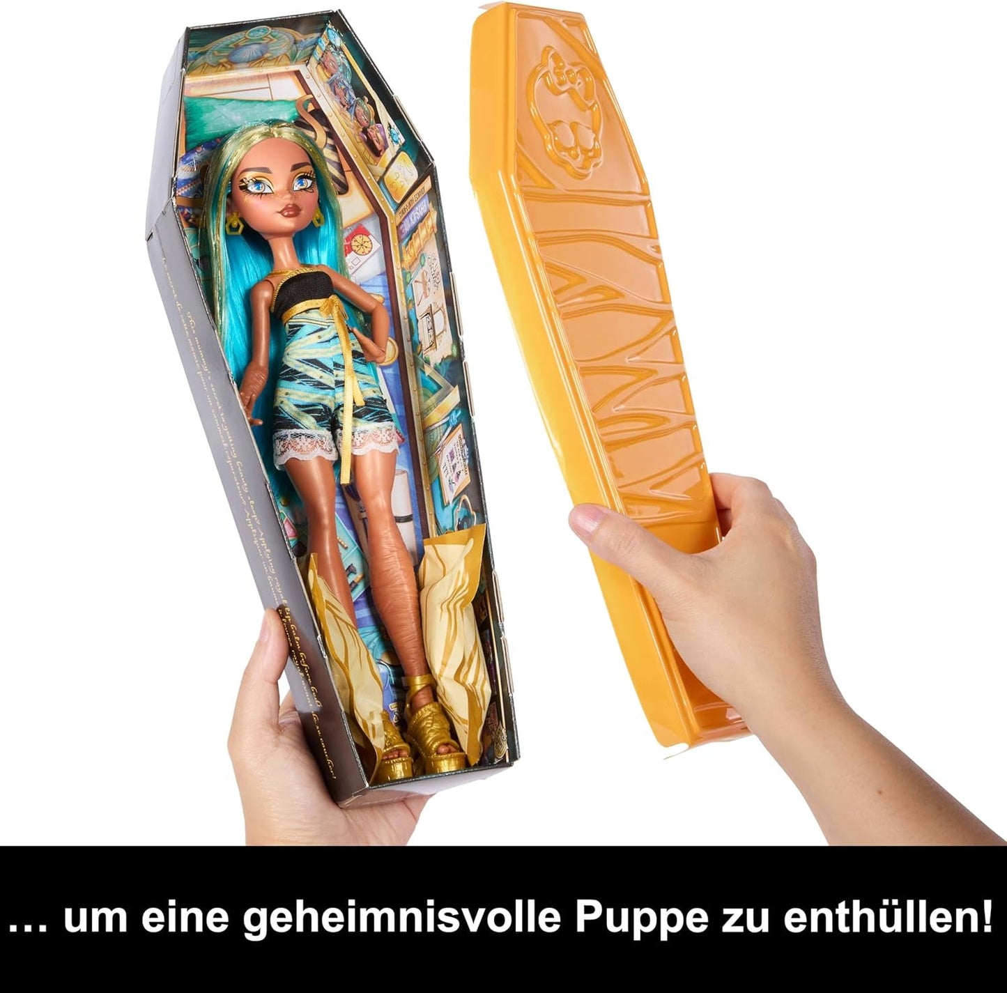 Monster High Buried Secrets Puppen und Zubehör, gemütliches Creepover-Thema mit einer Mystery-Puppe und 5 Unboxing-Überraschungen (Figuren können variieren), HYV64