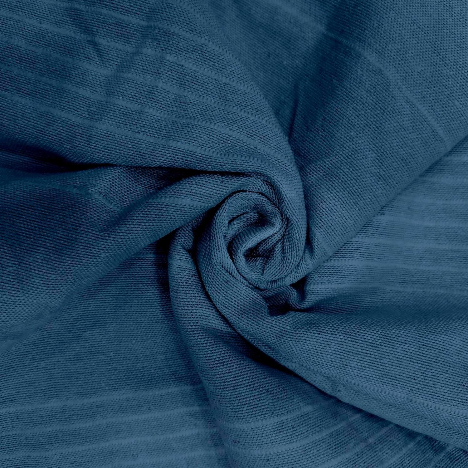 Soleil D'Ocre Adele, Zickzackbezug, vom Sofa geworfen, Polycoton, Blau, 220 x 240 cm Bettdecken und Steppdecken Naty Shop