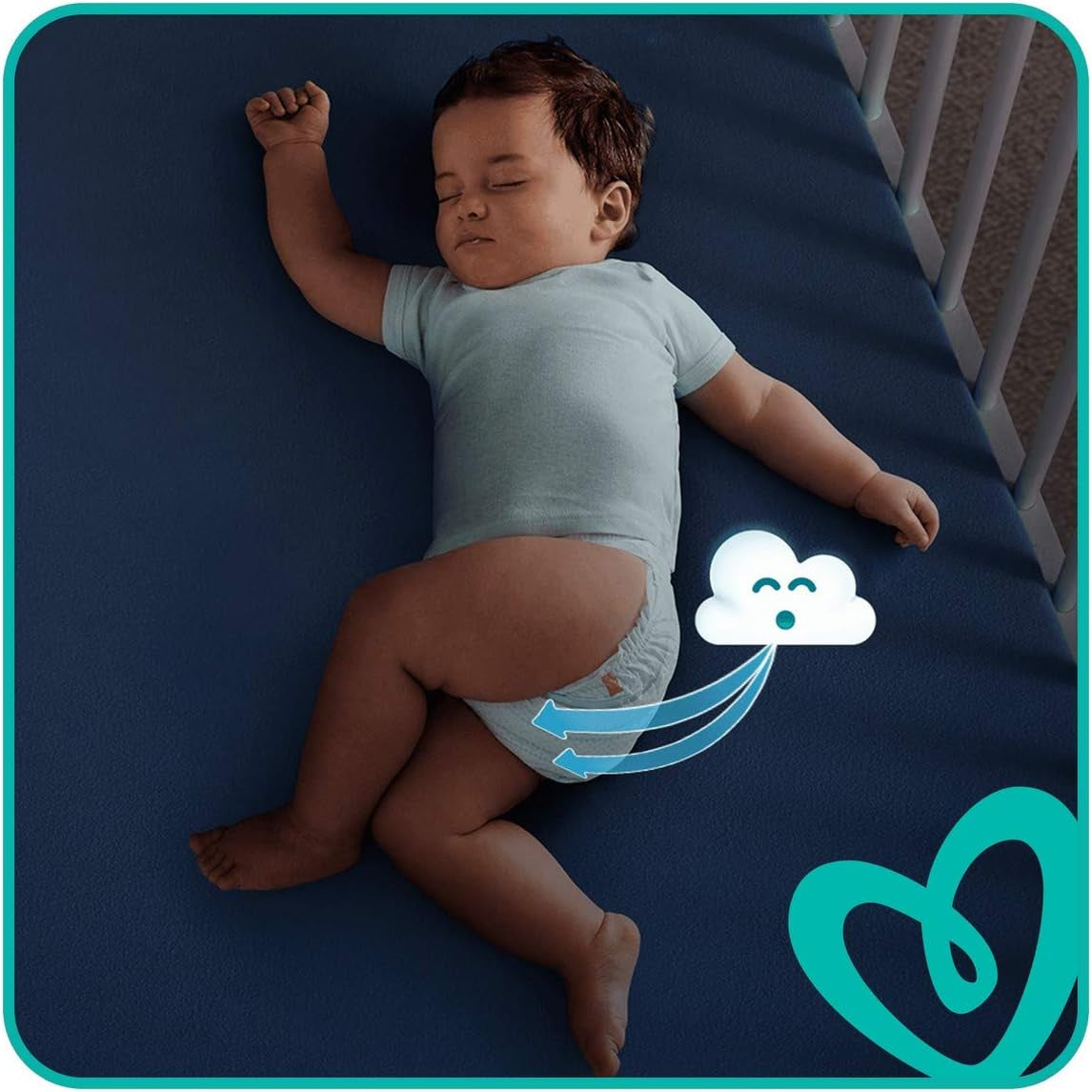 Windeln Pampers 81657566 Baby-Dry Pants, weiß
