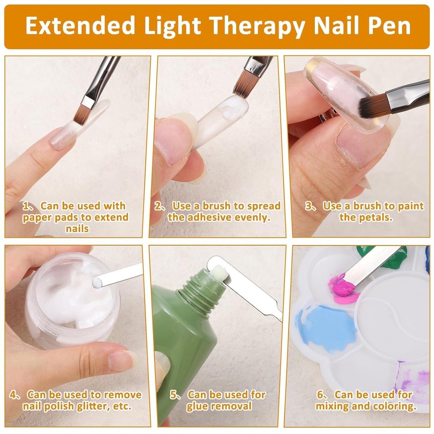 10 Stück Nailart Pinsel Set, Braun Nail Art Pinsel Nailart Design Pinsel Nageldesign Pinselfür Gelnägelfür Heimwerker Maniküre Salon Zuhause Nailpinsel Set