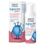 PopoLino Baby-Schaumstoff mit weicher Unterseite anstelle nasser Babytücher. Veganer und natürlicher kosmetischer Reinigungsschaum! Poschaum mit Aloe Vera, Hamamelis, Bergamotte und Vitamin E. Macht Po und Umwelt glücklich.