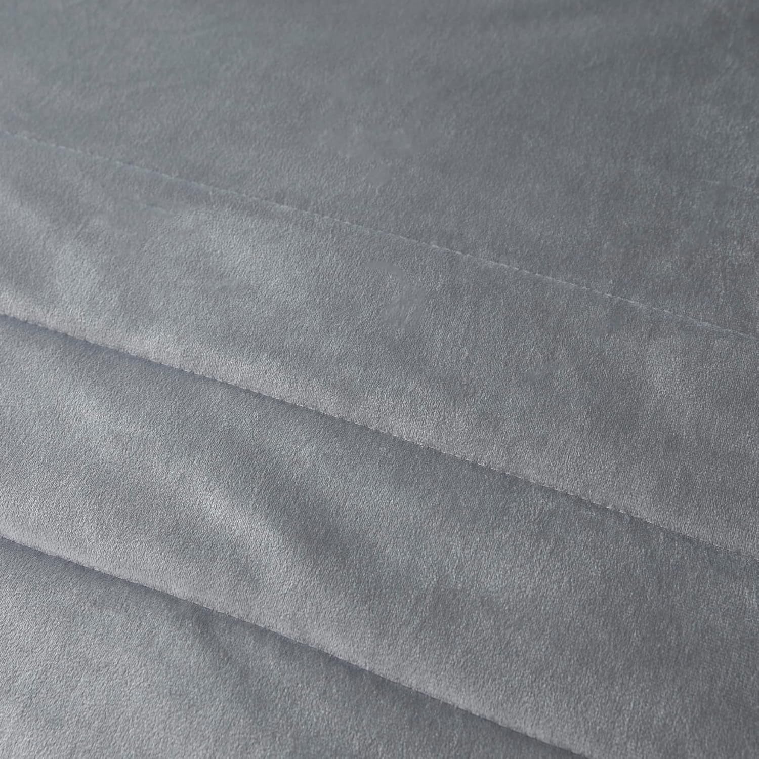 SOIRE'E Soiree Melanie Tagesdecke, Samt, 150 x 220 cm, Schiefer SOIRE'E Betten und Decken