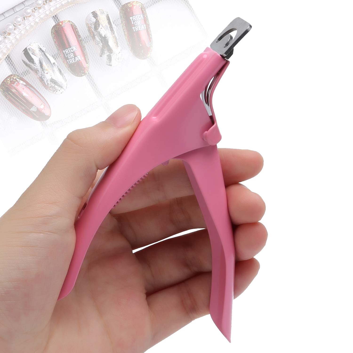 MWOOT 3-teilige Zange für künstliche Nägel, Acryl-Nagelzange, Edelstahl-Nagelspitzenschneider, Trimmer, Maniküre-Werkzeug für künstliche Acryl-Gelnägel