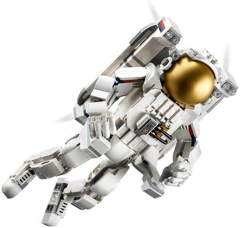 LEGO Creator 3-in-1-Weltraumastronaut-Spielzeug, Hunde- und Raumschiff-Modellbausatz für Kinder, Kindergartendekorationen, kreatives Geschenk für Jungen und Mädchen ab 9 Jahren 31152 Bausets Besuchen Sie den LEGO-Store