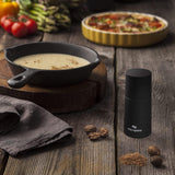 Microplane Gewürzmühle Schwarz für Muskatnuss, Zimt, Tonkabohnen, langen Pfeffer und andere trockene Gewürze. Mahlen und Mühlen Naty Shop