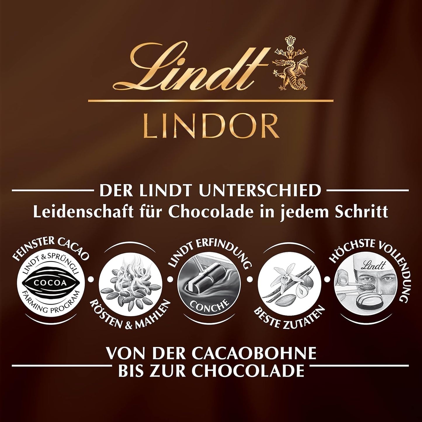 Lindt weiße Schokoladenkugeln LINDOR | 137g Beutel | Ca. 10 weiße Schokokugeln mit zartschmelzender Füllung | Geschenk aus Schokolade | Schokoladengeschenk